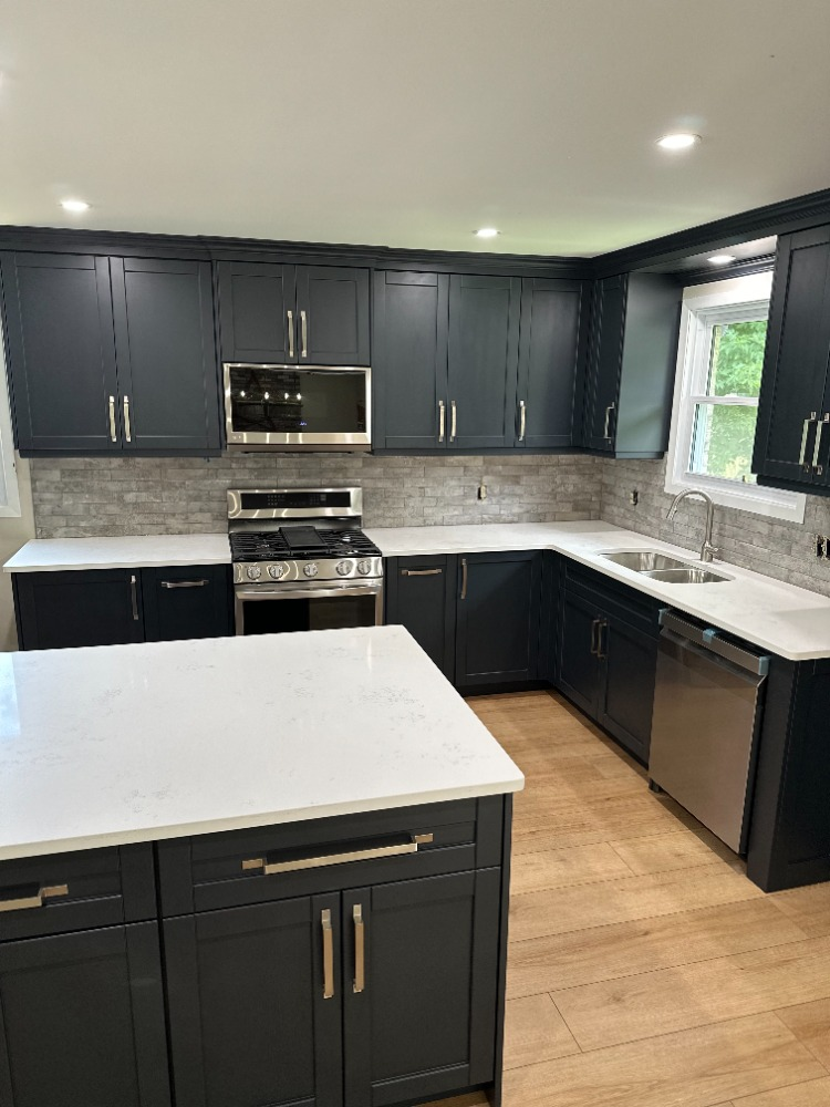 L-shape kitchen remodel