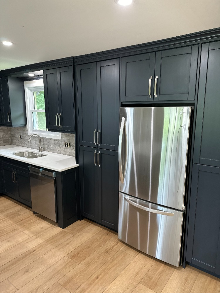 Floor-to-ceiling pantry wall